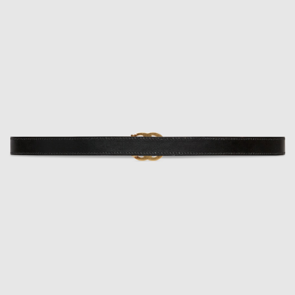 アクセサリーその他 GUCCI GG MARMONT THIN REVERSIBLE BELT GG Marmont reversible thin belt in beige, ebony & black