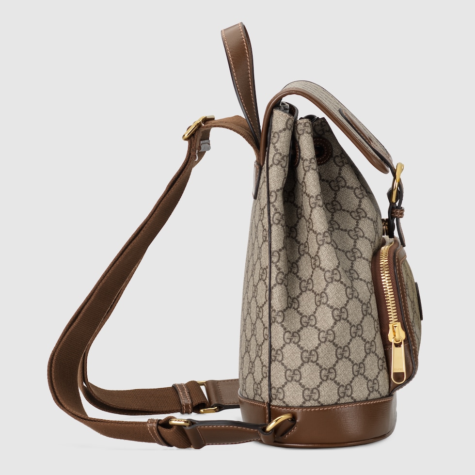 Gucci - NEW Backpack With Interlocking G - Beige / Brown Monogram Back -  BougieHabit