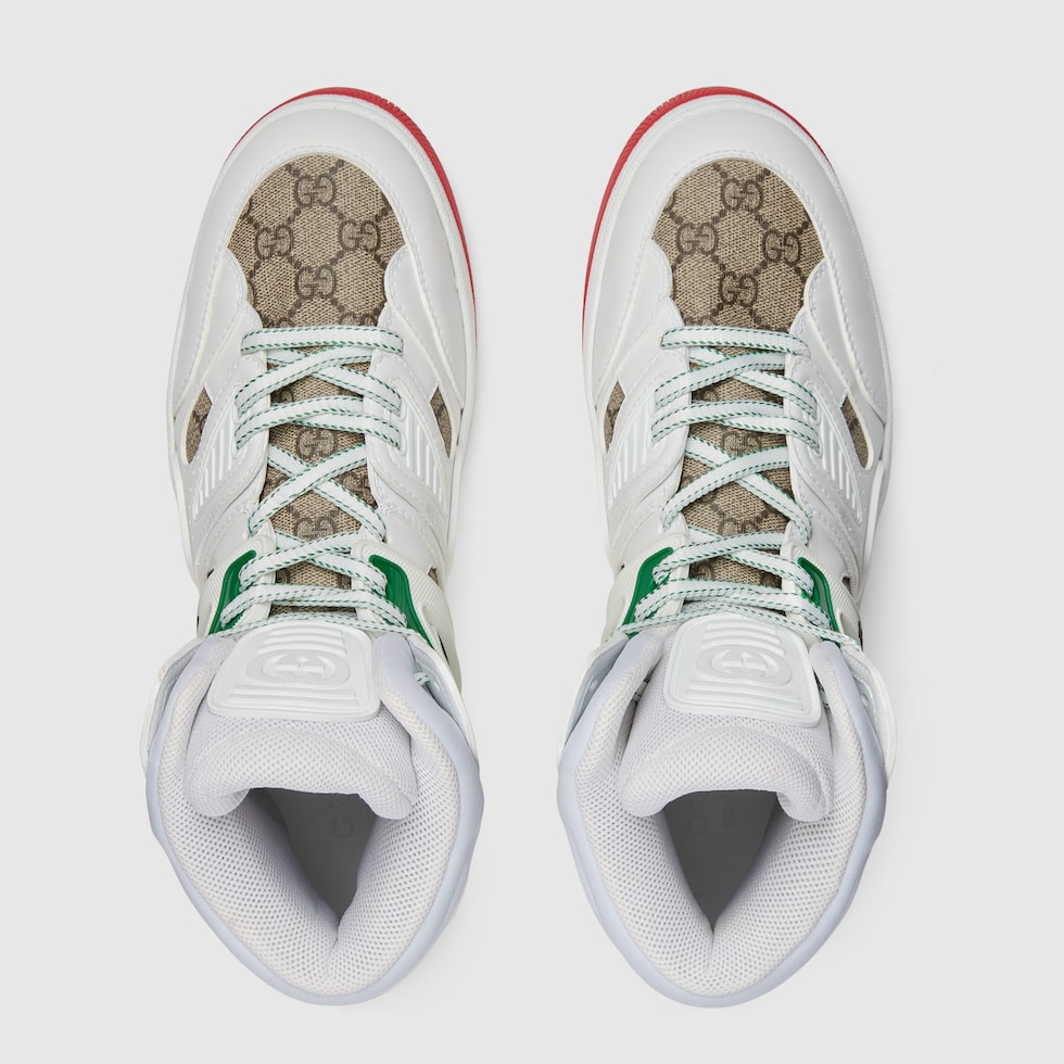 Men's Gucci Basket sneaker with Interlocking G in white Demetra GUCCI® NL