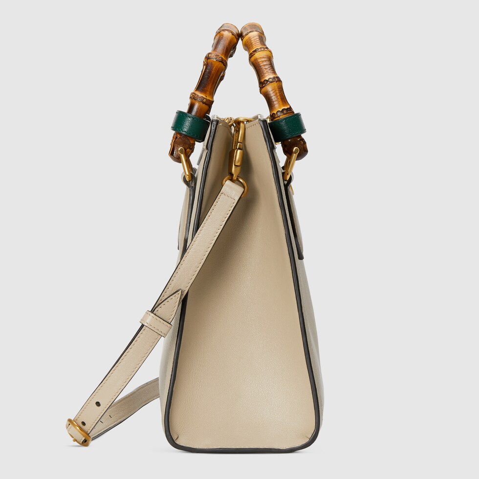Gucci Diana small tote bag in beige leather GUCCI® UK
