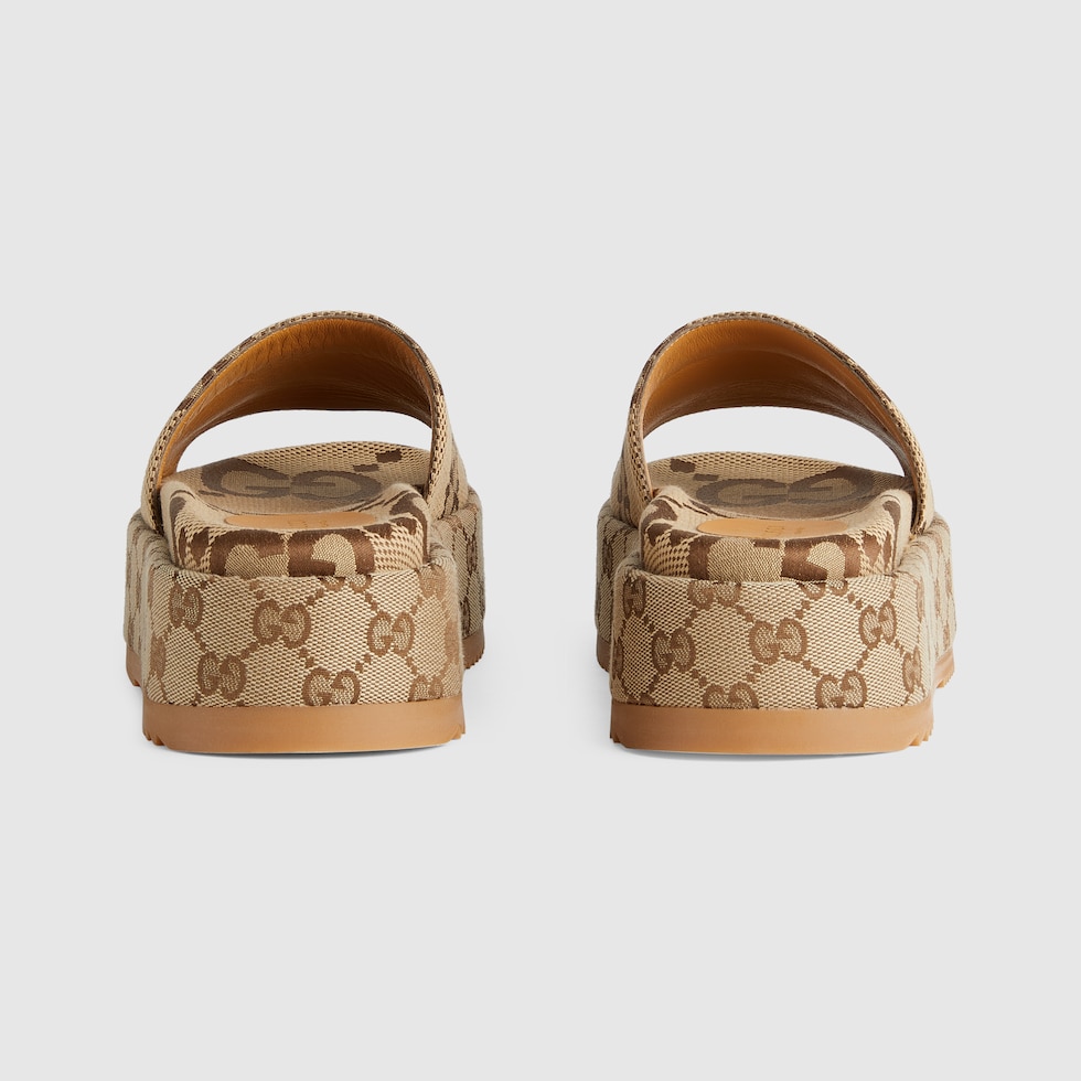 Women s platform slide sandal in Maxi GG GUCCI TH