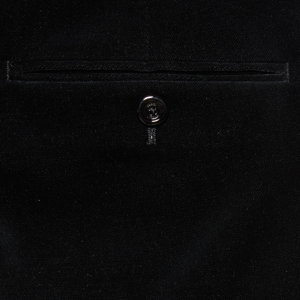 Stretch velvet shorts in black GUCCI UK