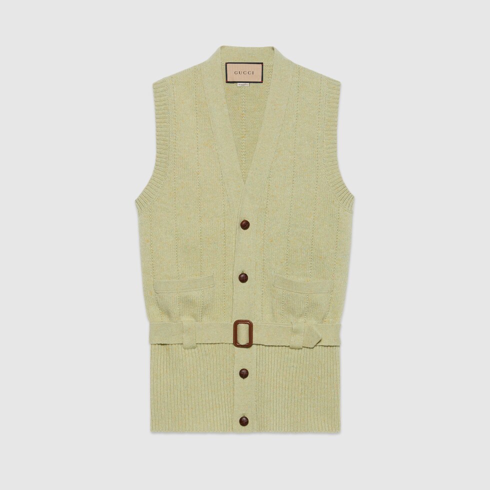 OLD GUCCI 70〜80s knit vest 48サイズ OLD GUCCI 70〜80s knit vest 48サイズ