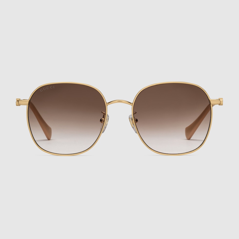 Gucci 58mm round clearance sunglasses