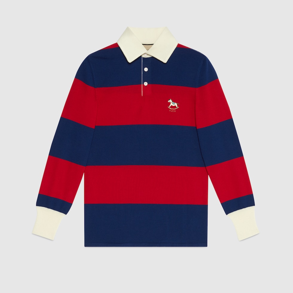 Polo gucci a clearance righe