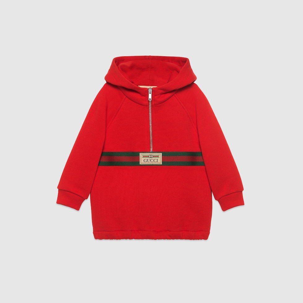 ベビー〕GUCCI ラベル付き コットン ジャケットレッド | GUCCI公式