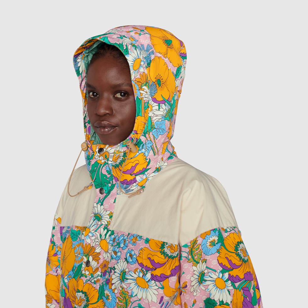 The North Face x Gucci padded jacket in multicolour | GUCCI® SG