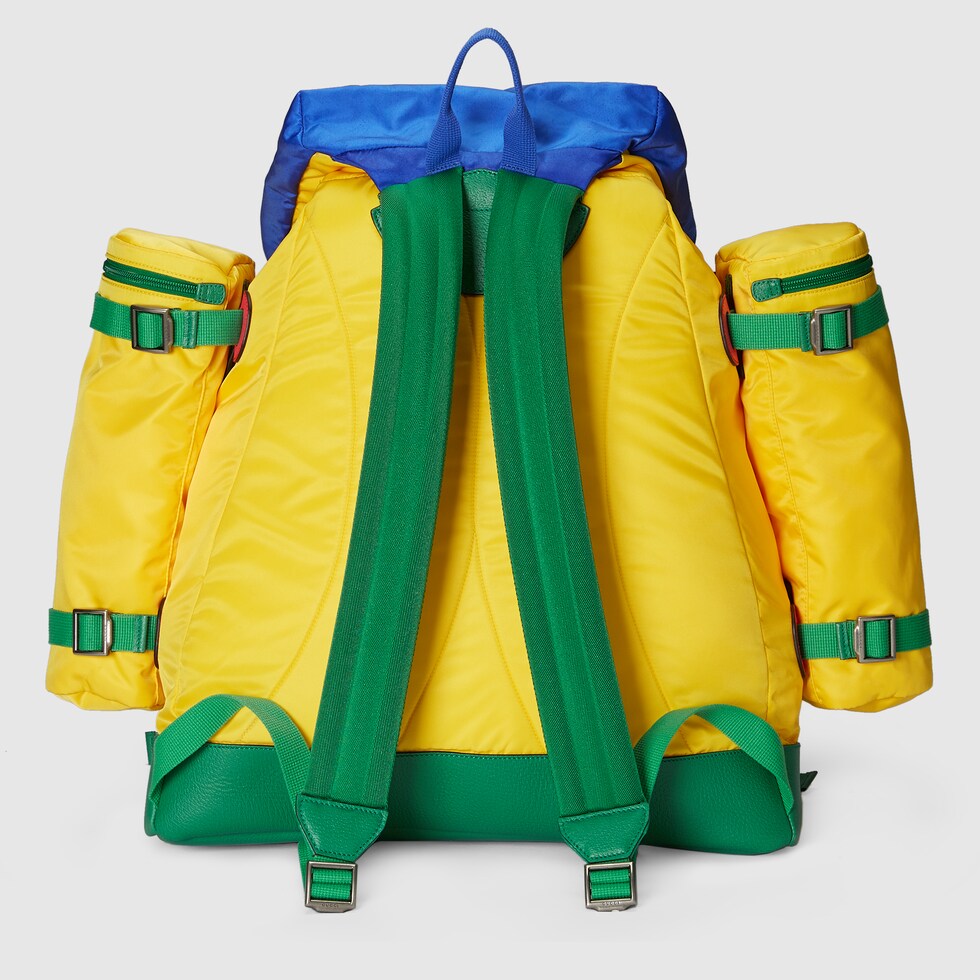 The North Face x Gucci backpack in yellow recycled nylon GUCCI® AE