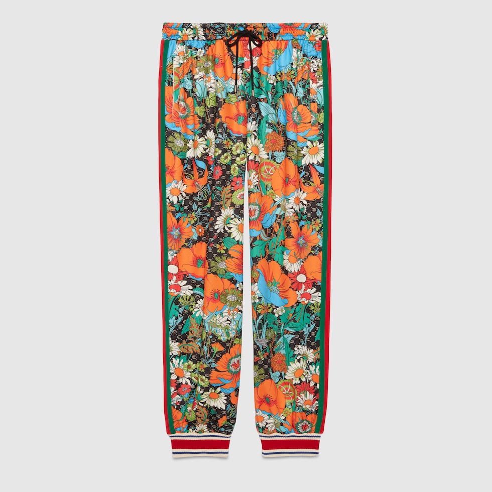 Gucci floral joggers best sale