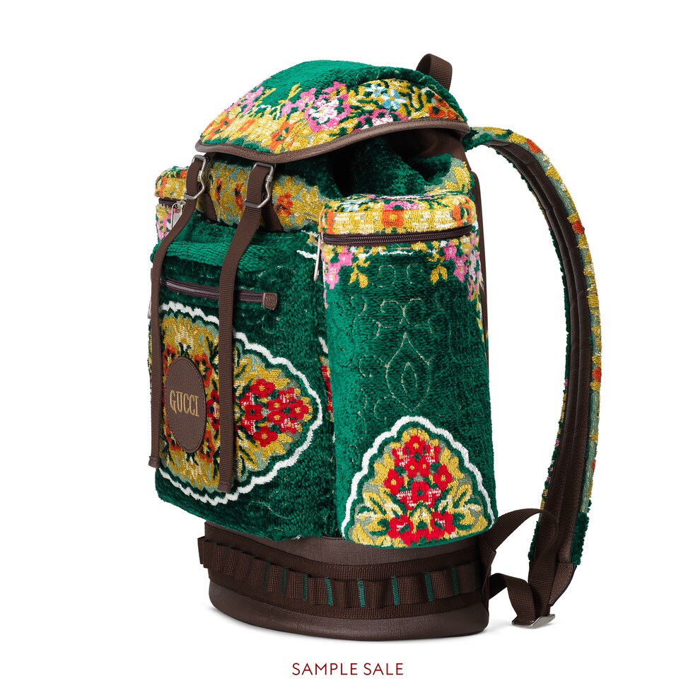 Gucci backpack floral sales