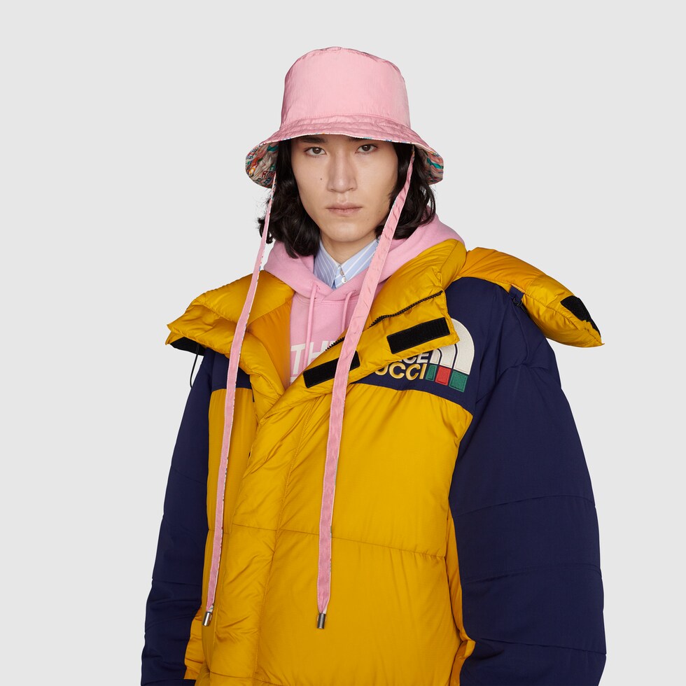 Bob réversible The North Face x Gucci en ivoire GUCCI® FR