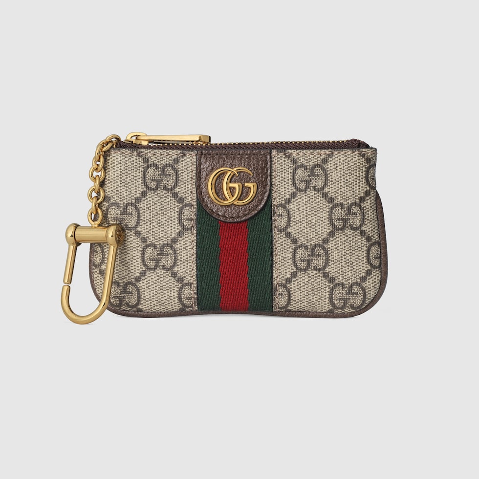 【関税&送料込】Gucci Portafogli Zip-Around Ophidia Ophidia key case in GG Supreme | GUCCI® NL