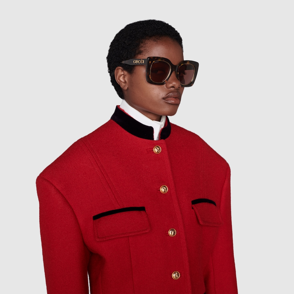 Occhiali gucci quadrati sale