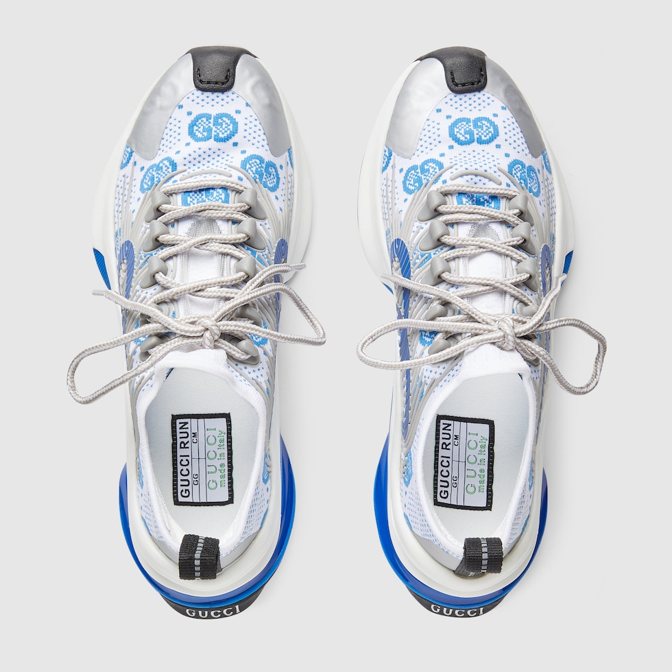 Women's Gucci Run sneaker in white fabric GUCCI® US