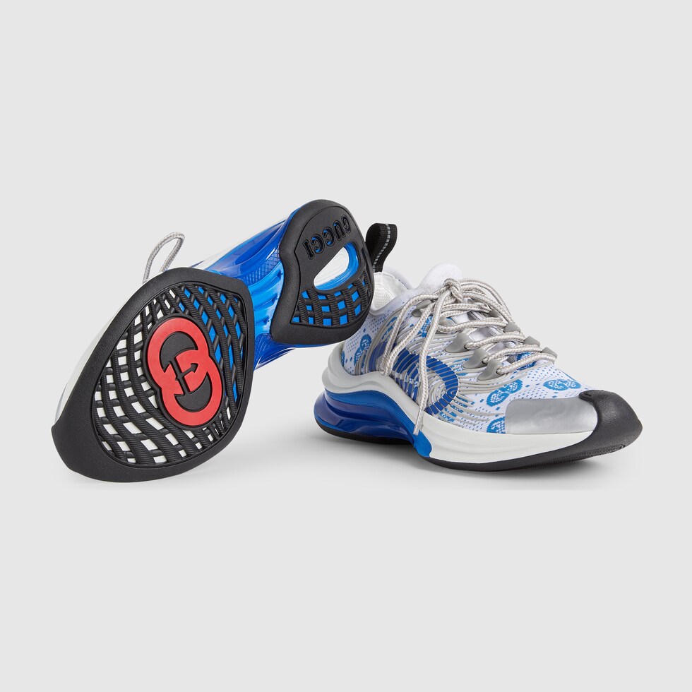 Women's Gucci Run sneaker in white fabric GUCCI® US