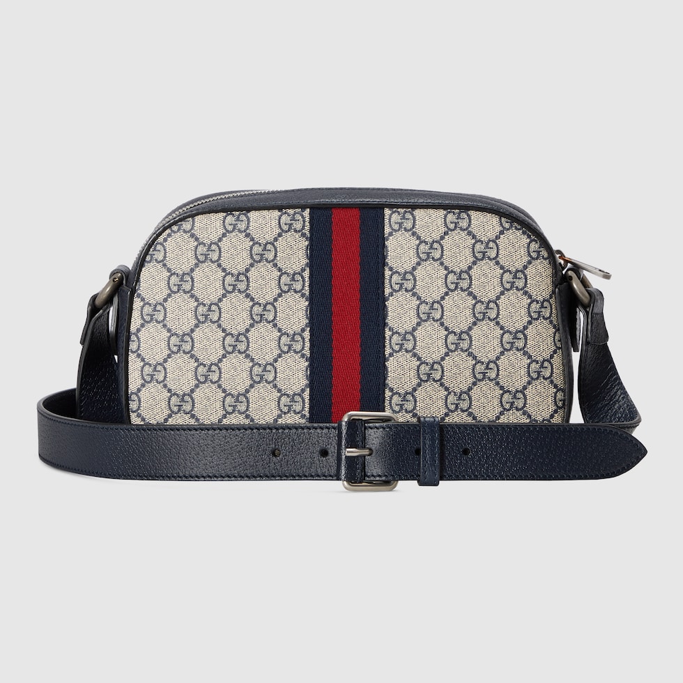 Gucci crossbody red and blue strap sale