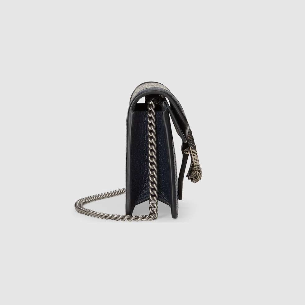 Gucci Dionysus Super Mini Bag in Silver Leather — UFO No More