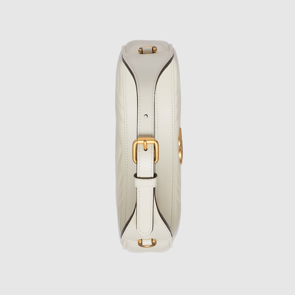 【関税&送料込】Gucci Bags White GG Marmont small shoulder bag in white leather | GUCCI® US