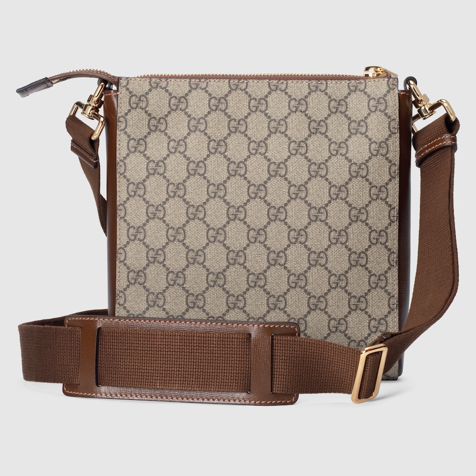 Sac a bandouliere Supreme GG petite taille en toile Supreme beige et ebene GUCCI Canada