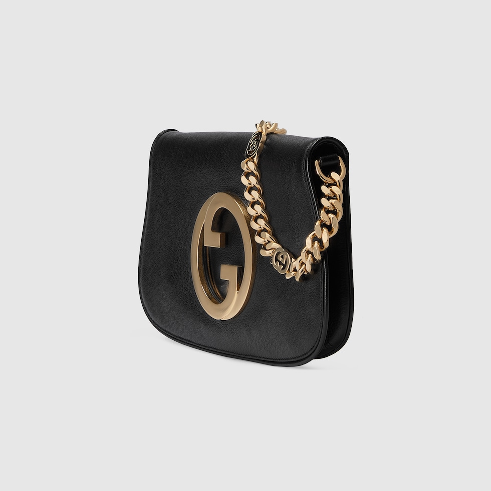 グッチ ブロンディ〕ショルダーバッグブラック レザー | GUCCI公式