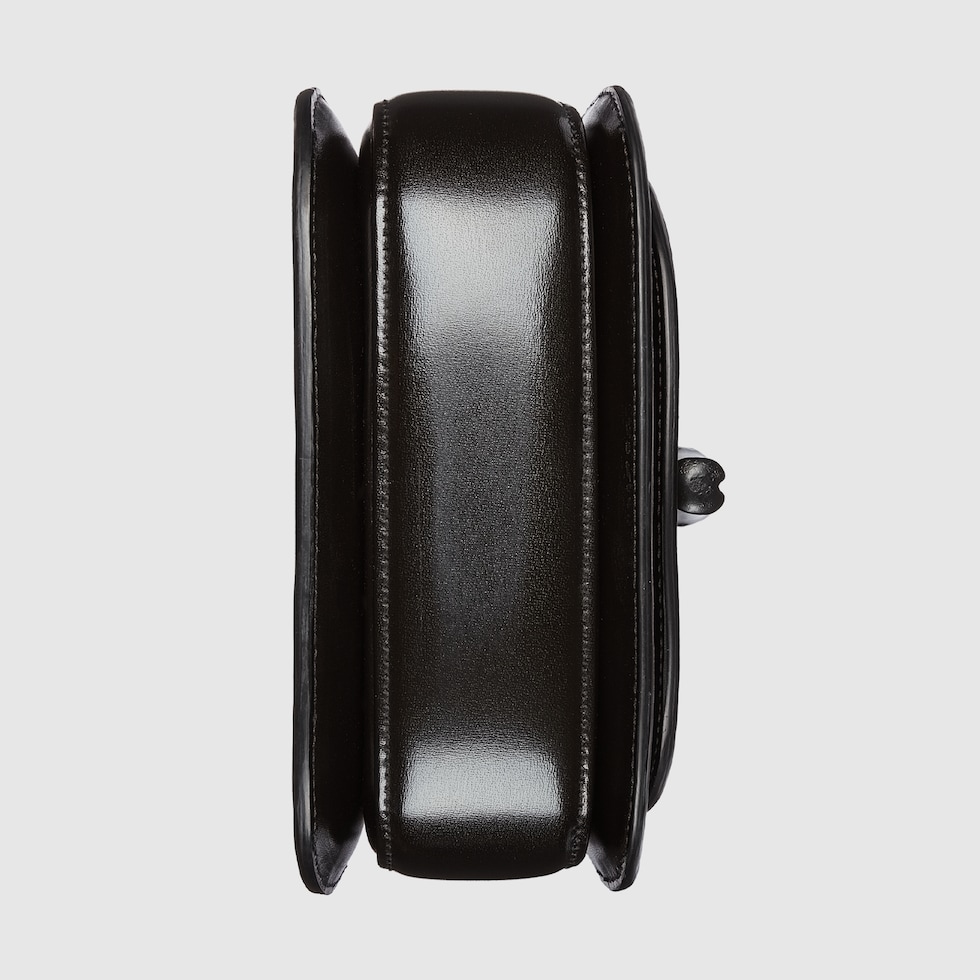 グッチ バンブー 1947〕ミニバッグ ・ブラック レザー | GUCCI公式 極