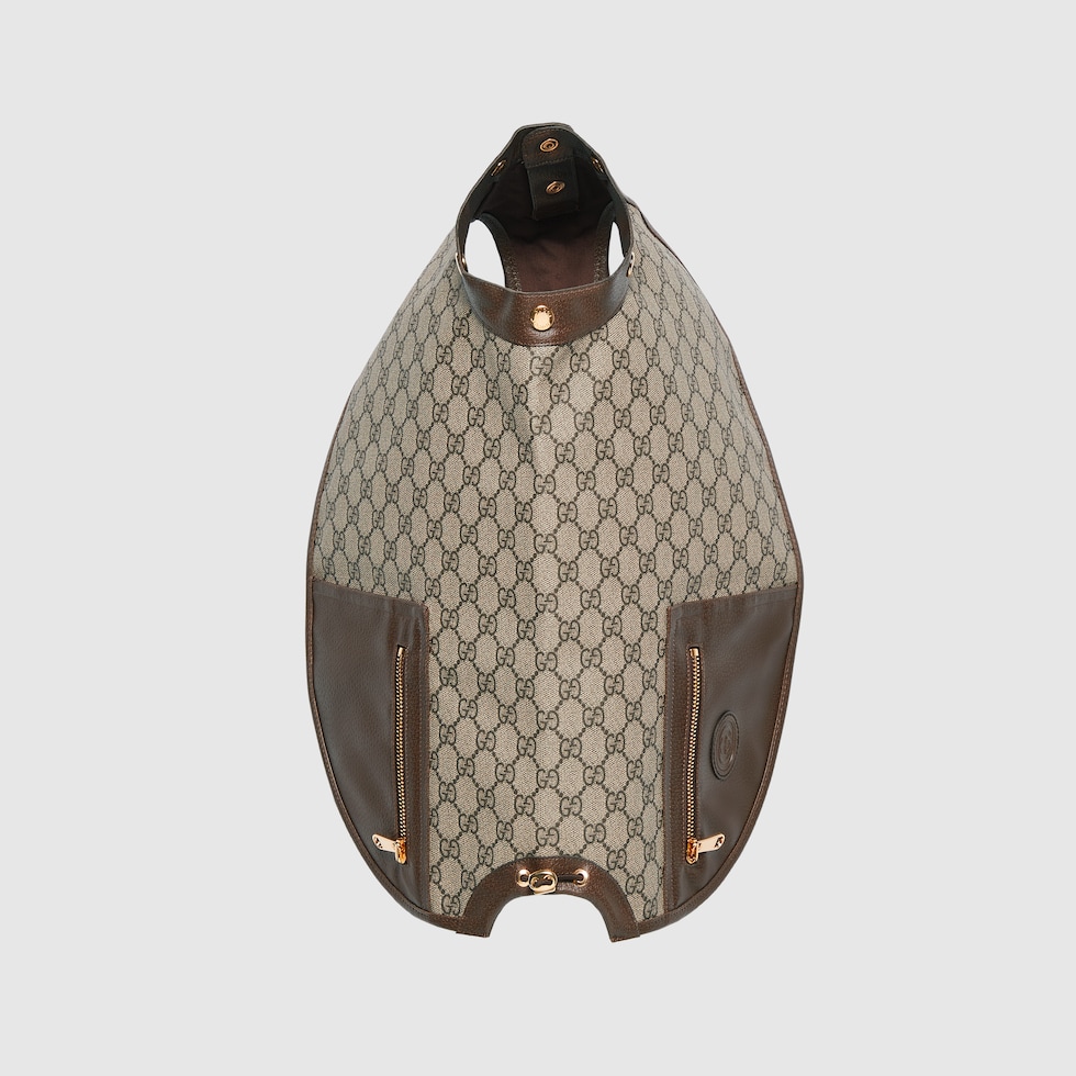 GUCCI｜COATS (789960 ZAQW0 1189) Gucci - Zippered cotton jacket Saddle Brown - The Corner
