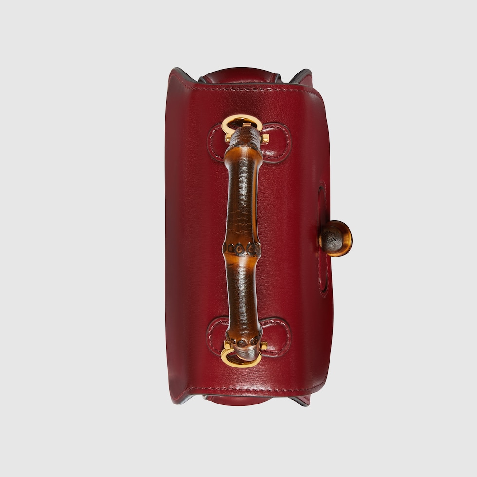 Gucci Bamboo 1947 mini bag in red leather | GUCCI® US Gucci Bamboo 1947 mini bag in red leather | GUCCI® US