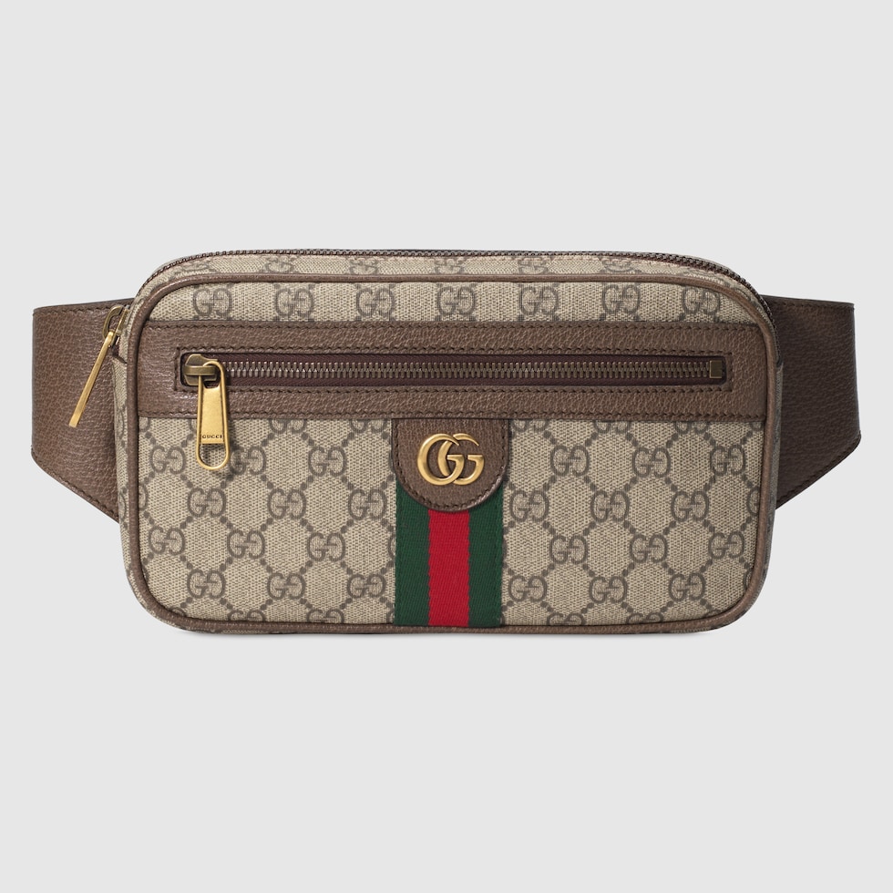 はこぽす対応商品】 GUCCI、GGスプリーム ベルトバッグ ボディーバッグ 