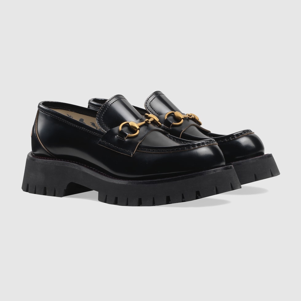 Gucci chunky loafer hotsell