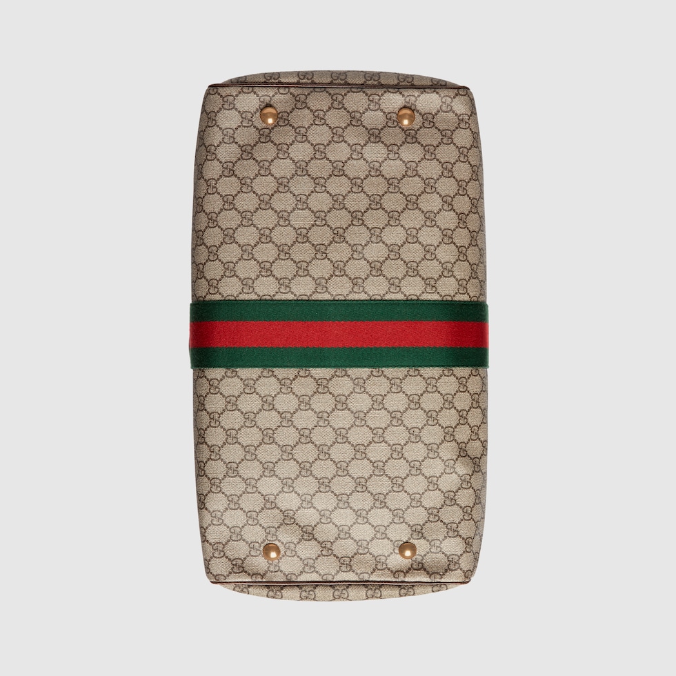 Gucci Savoy〕ミディアム ダッフルバッグ ・GGスプリーム