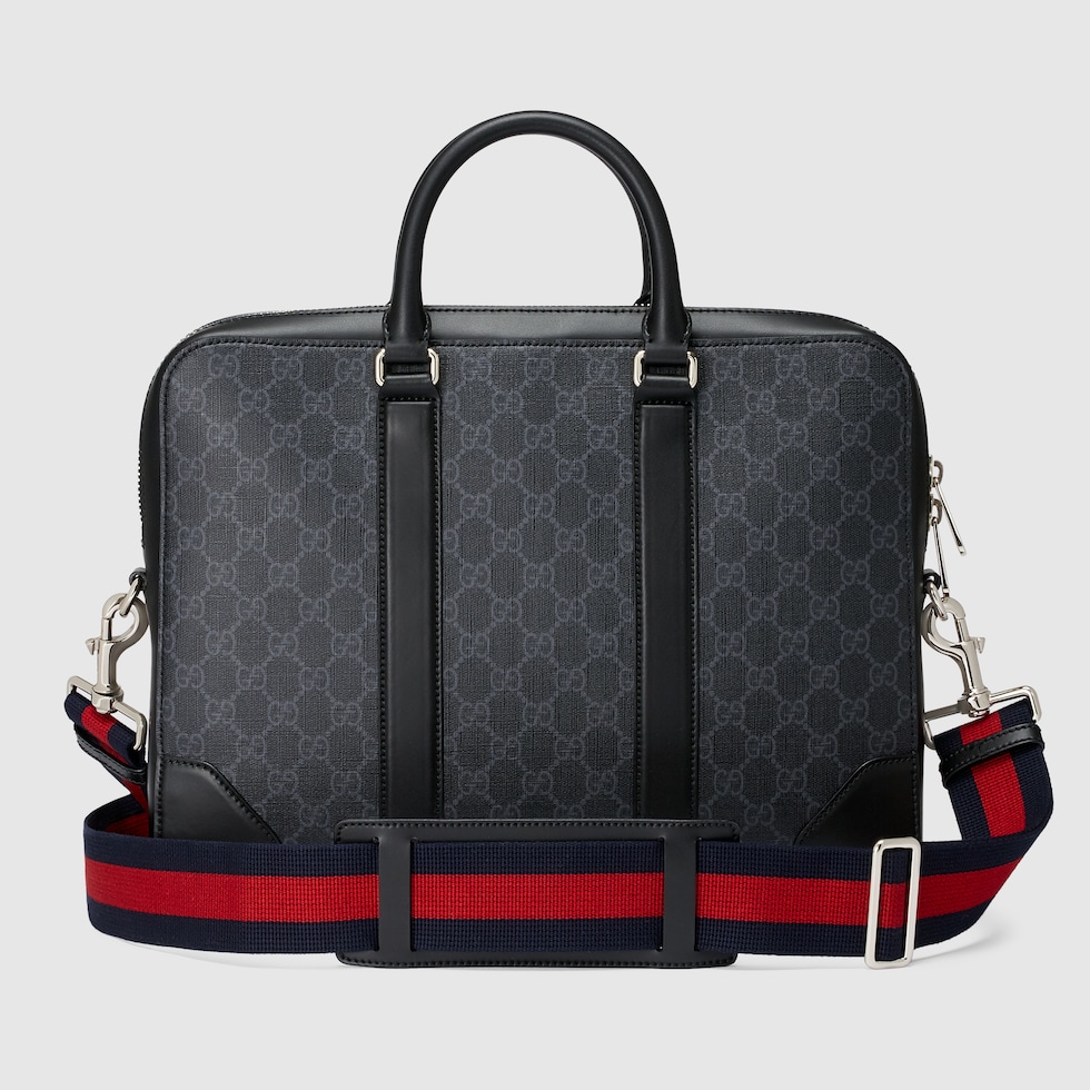 売上実績NO.1 GUCCI GGスプリームキャンバス ブリーフケース ビジネス 