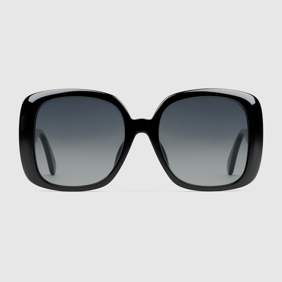 Specialized fit square sunglasses with Web in black