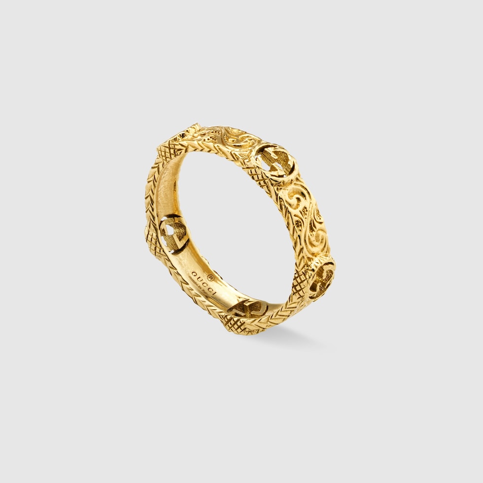 Anillo gucci best sale oro