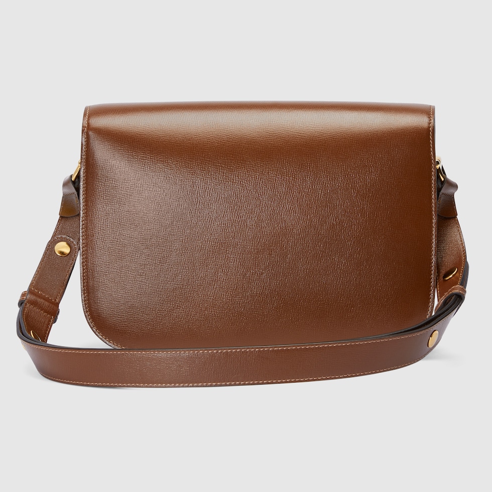 Brown gucci crossbody bag discount