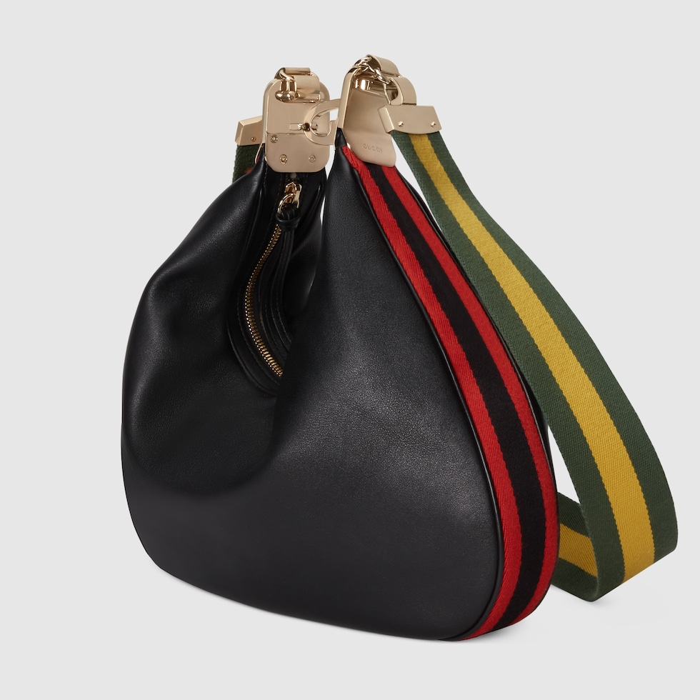 Gucci Attache Leather Shoulder Bag - Farfetch