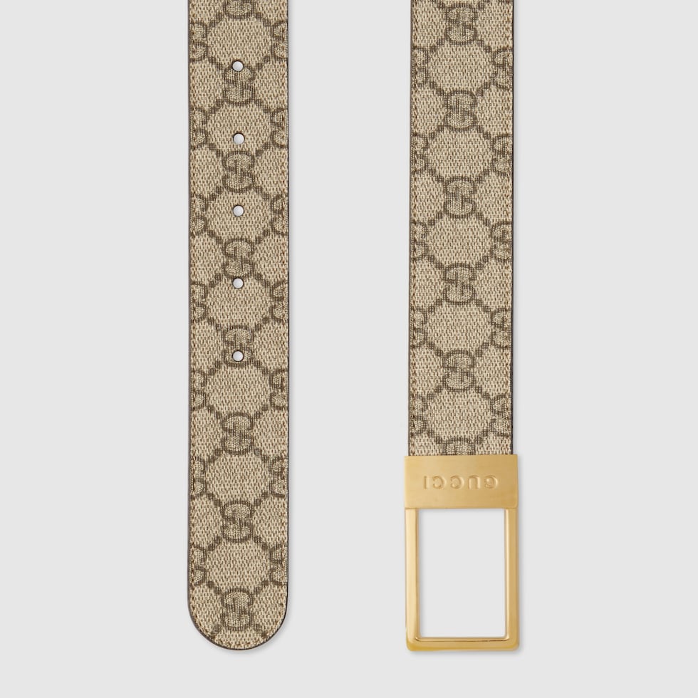 GUCCI Gg Supreme Belt - Beige for Men