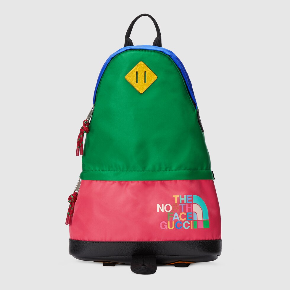 The North Face x Gucci backpack in multicolour recycled nylon GUCCI® AE