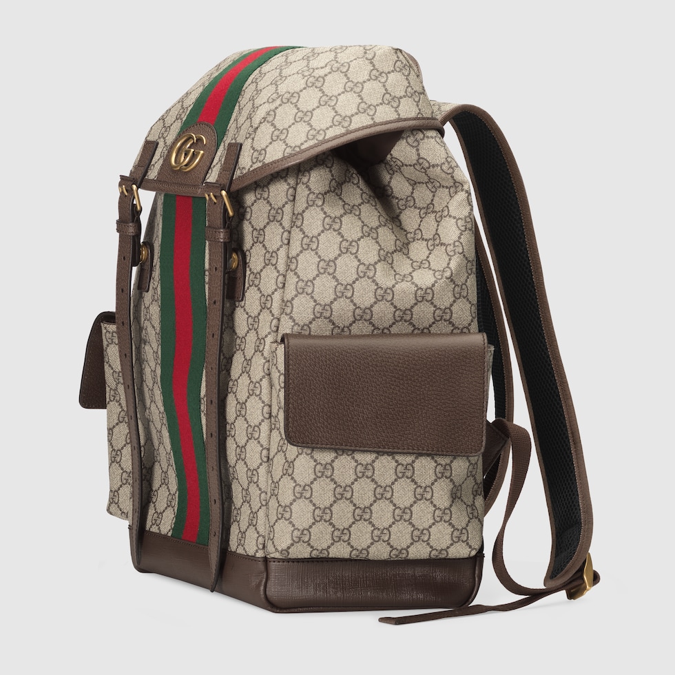 GG Supreme Ophidia Medium Backpack With Straps | GUCCI® US