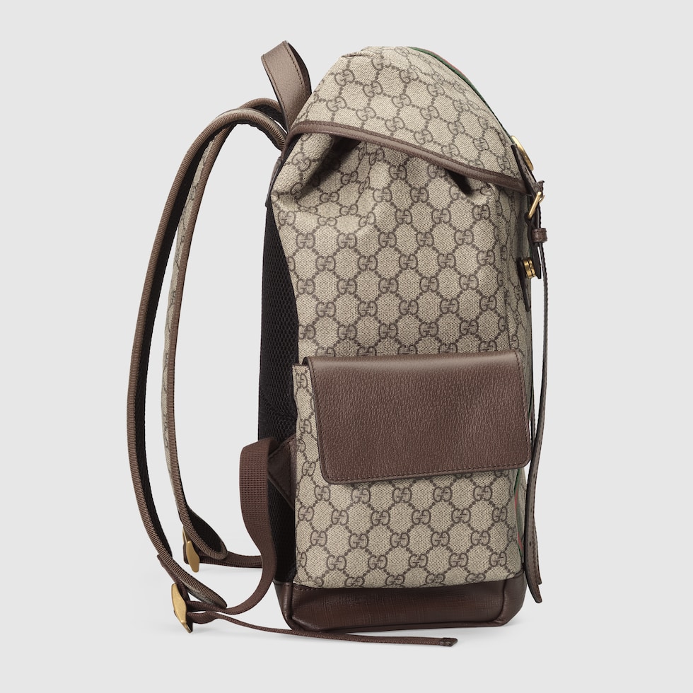 Sac a dos Ophidia taille moyenne en toile GG Supreme GUCCI FR