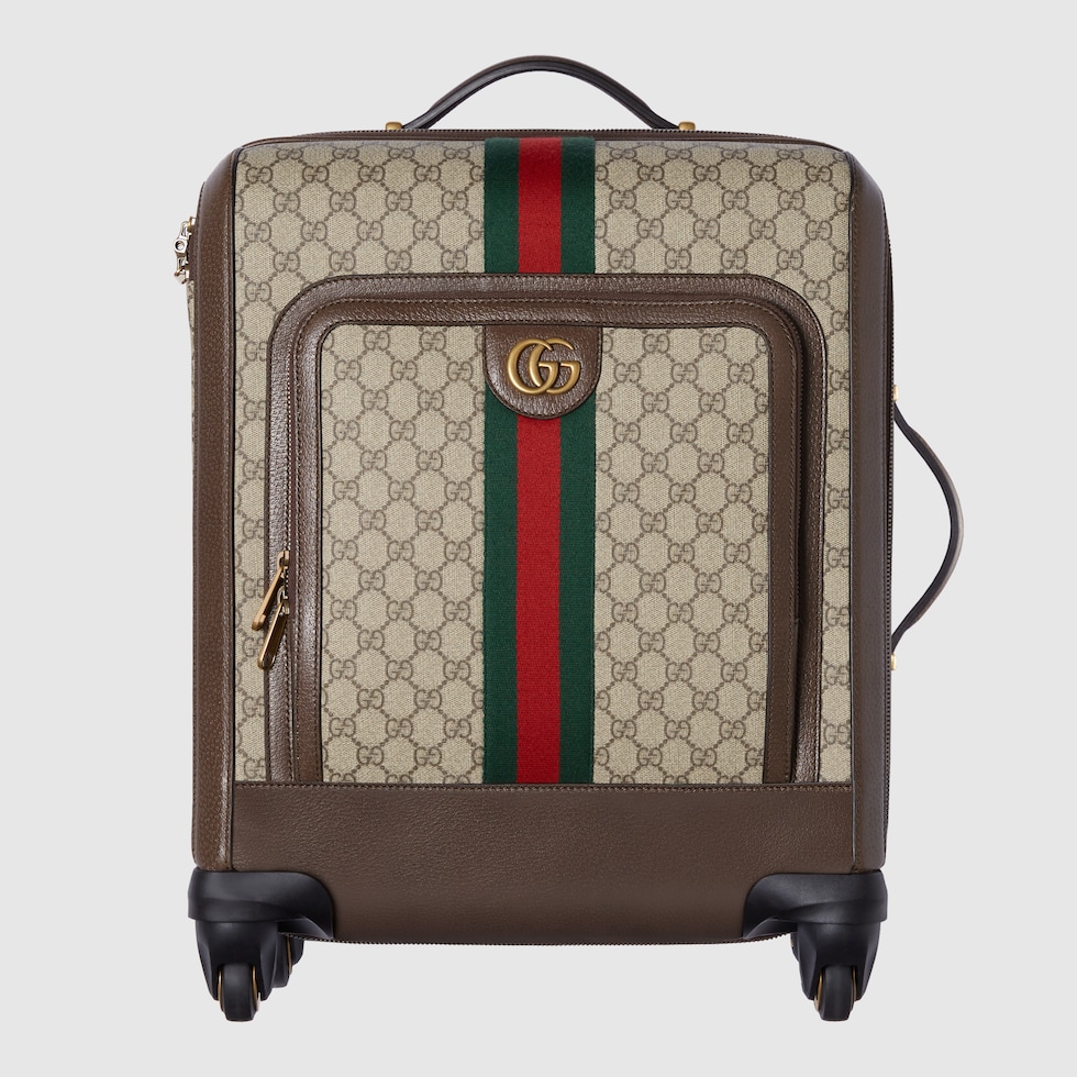GUCCI SAVOY スモールキャビントロリーバッグ GG グッチ サボイ Gucci Savoy〕キャビン トロリーベージュ&エボニー GG