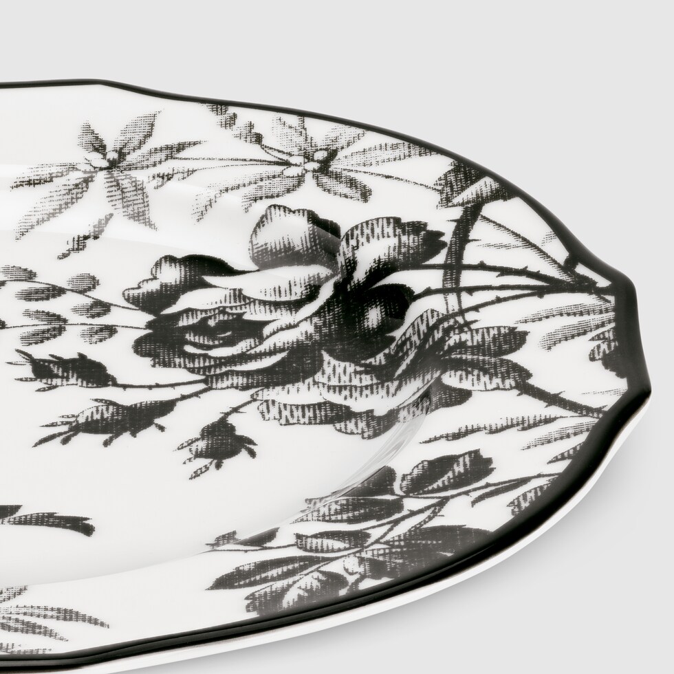 ハーバリウム デザートプレート 2点セット ・ブラック＆ホワイト