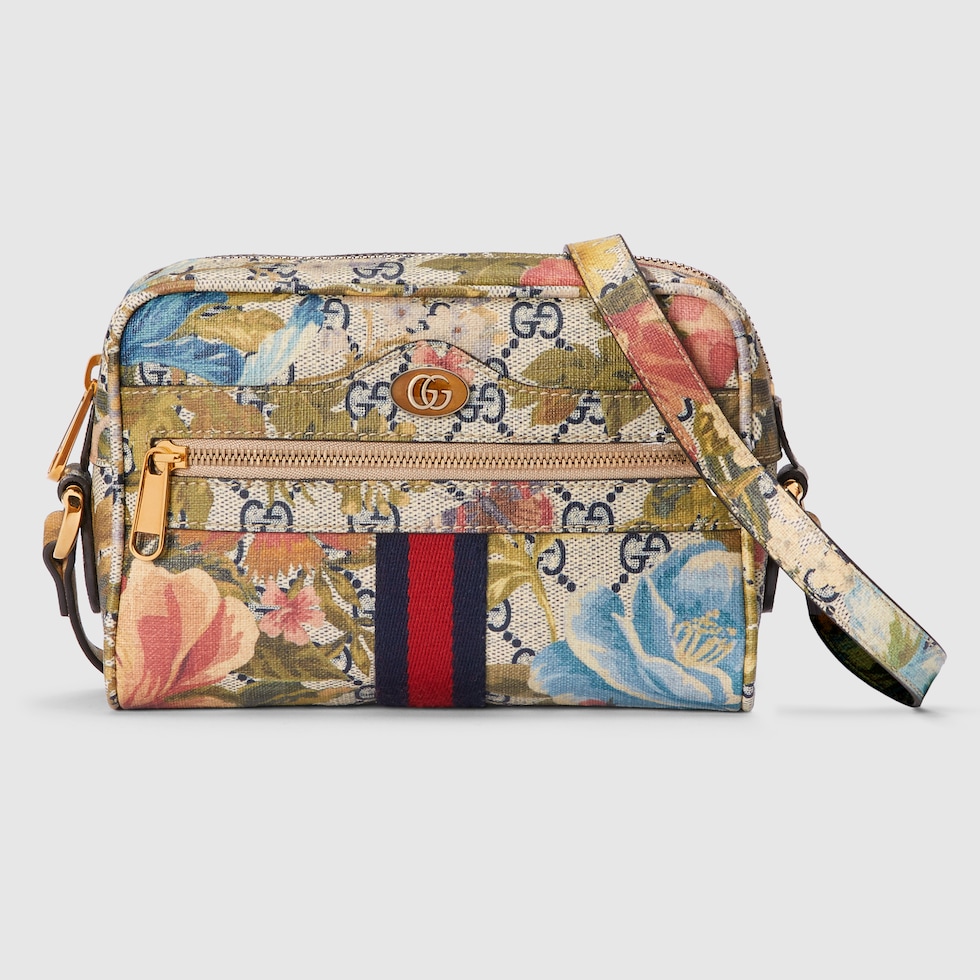 Ophidia Flora mini bag in multicolour GG Supreme Flora GUCCI GR