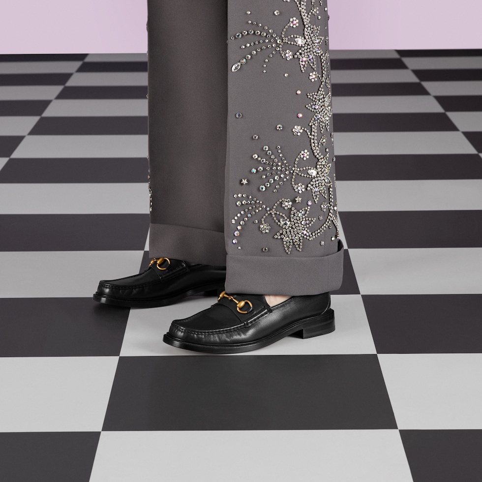 Gucci black new arrivals horsebit loafers