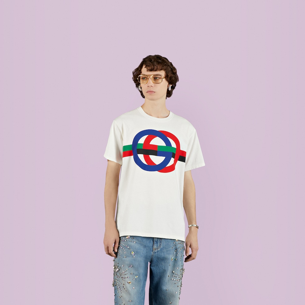 Gucci Oversized Cotton T-Shirt with GG