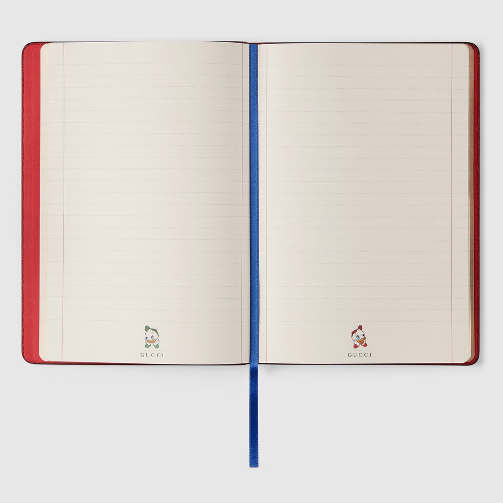 Disney x Gucci large Donald Duck notebook in beige and ebony