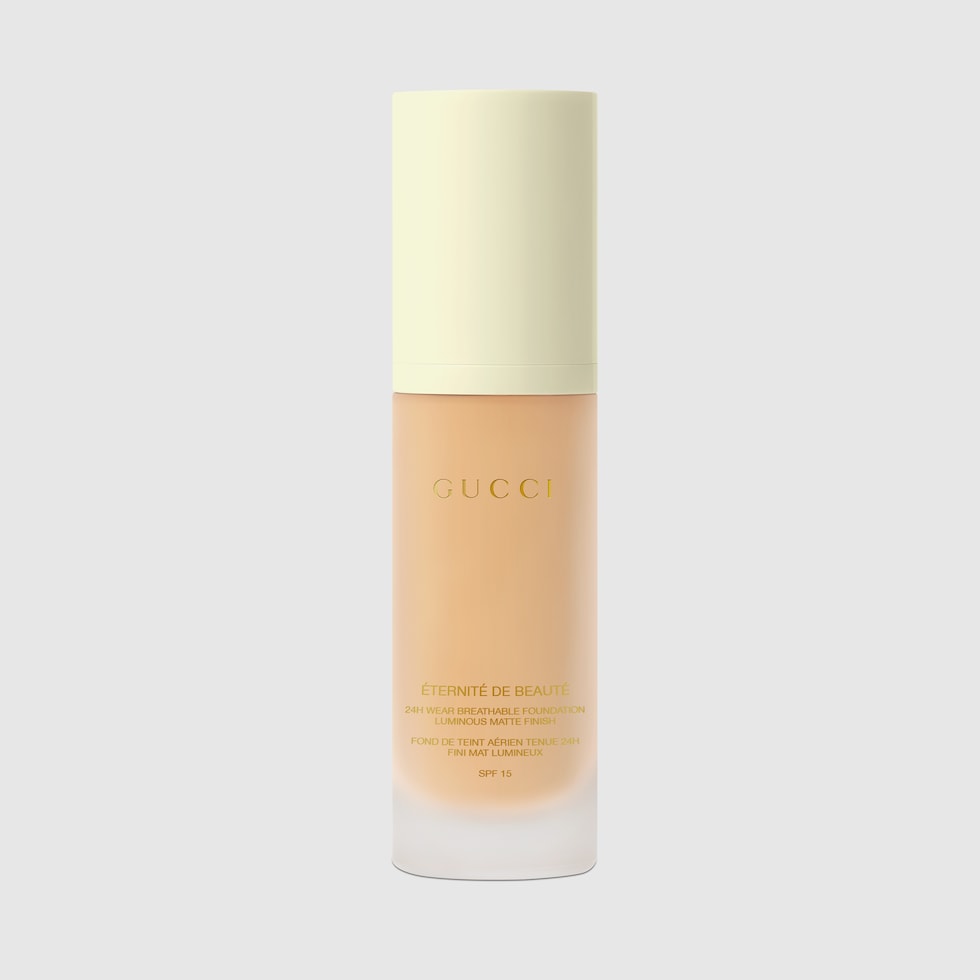 GUCCI ナチュラル フィニッシュ フルイド ファンデーション 180W 180W, Online Exclusive Éternité de Beauté SPF Foundation in 180W