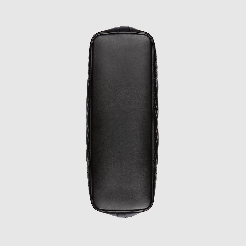 Cabas GG Marmont matelass grande taille en cuir noir GUCCI FR