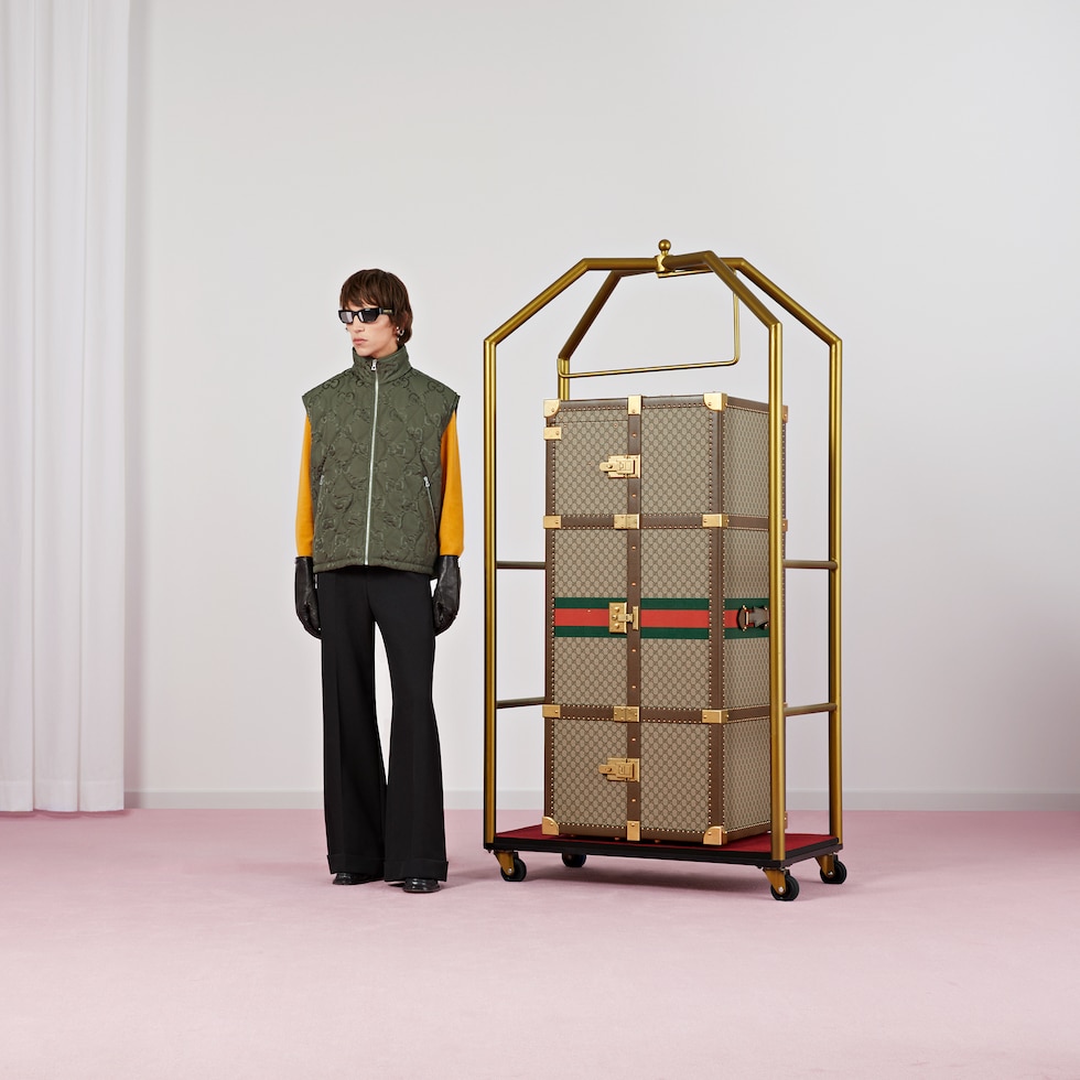 GUCCI　GUCCIロゴジャガードトランク グッチ トラベル〔グッチ サヴォイ〕トランク | GUCCI公式