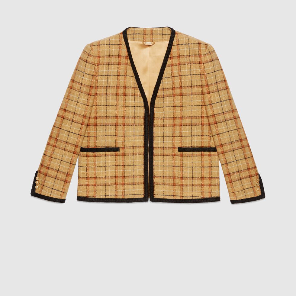 Gucci linen jacket hot sale