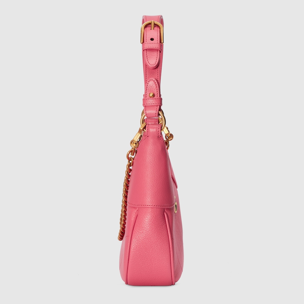 Aphrodite small shoulder bag in pink leather | GUCCI® SG